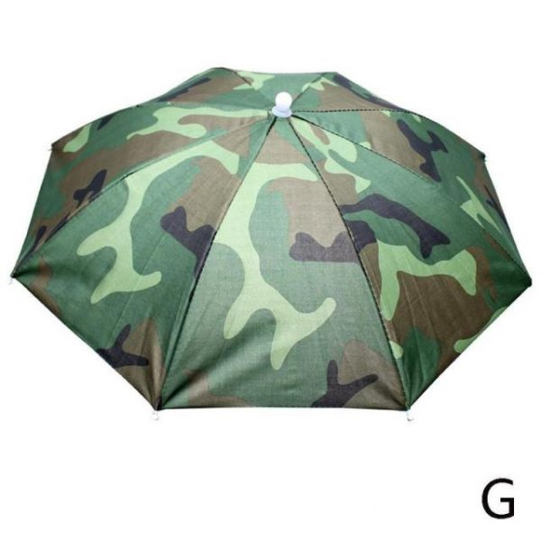 Portable Rain Umbrella Hat Foldable Outdoor Pesca Sun Shade Waterproof Camping Fishing Headwear Cap Beach Head 5.jpg 640x640 5 - Umbrella Hat